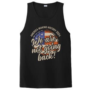 We Are Not Going Back America History 2024 Speech Usa Flag PosiCharge Competitor Tank