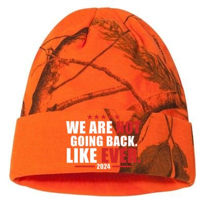 We Are Not Going Back Like Ever Kati Licensed 12" Camo Beanie