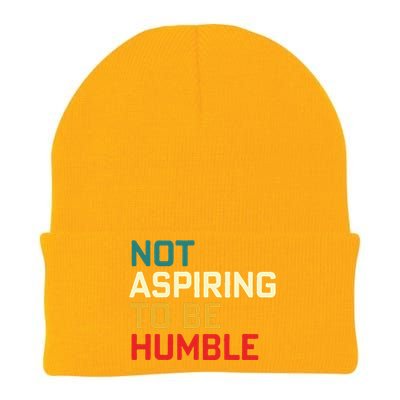 Women Are Not Aspiring To Be Humble Women Empowerment Knit Cap Winter Beanie