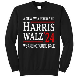 We Are Not Going Back Pro Kamala Harris Harris Walz 2024 Sweatshirt