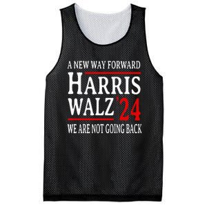 We Are Not Going Back Pro Kamala Harris Harris Walz 2024 Mesh Reversible Basketball Jersey Tank