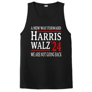 We Are Not Going Back Pro Kamala Harris Harris Walz 2024 PosiCharge Competitor Tank