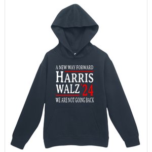 We Are Not Going Back Pro Kamala Harris Harris Walz 2024 Urban Pullover Hoodie