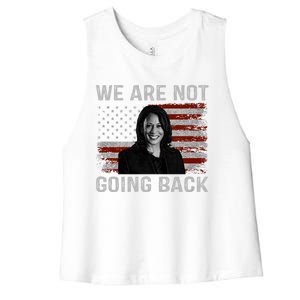 We Are Not Going Back Women's Racerback Cropped Tank