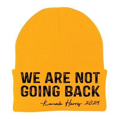 We Are Not Going Back 2024 Kamala Harris Knit Cap Winter Beanie