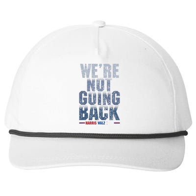 We Are Not Going Back Harris Waltz 2024 Snapback Five-Panel Rope Hat