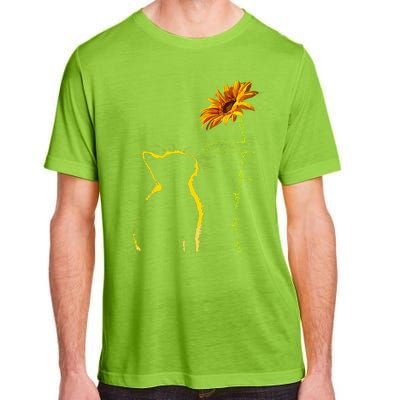 We Are Not Going Back Cat Sunflower Design Gift Adult ChromaSoft Performance T-Shirt