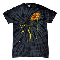 We Are Not Going Back Cat Sunflower Design Gift Tie-Dye T-Shirt