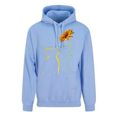 We Are Not Going Back Cat Sunflower Design Gift Unisex Surf Hoodie