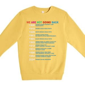 We Are Not Going Back Voting Rights Vote Premium Crewneck Sweatshirt