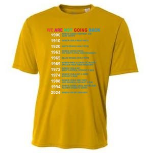 We Are Not Going Back Voting Rights Vote Cooling Performance Crew T-Shirt