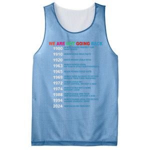 We Are Not Going Back Voting Rights Vote Mesh Reversible Basketball Jersey Tank