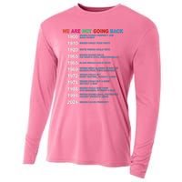 We Are Not Going Back Voting Rights Vote Cooling Performance Long Sleeve Crew