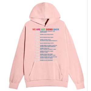 We Are Not Going Back Voting Rights Vote Urban Pullover Hoodie