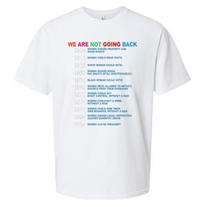 We Are Not Going Back Voting Rights Vote Sueded Cloud Jersey T-Shirt