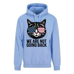 We Are Not Going Back Election Day Themed Artwork Unisex Surf Hoodie