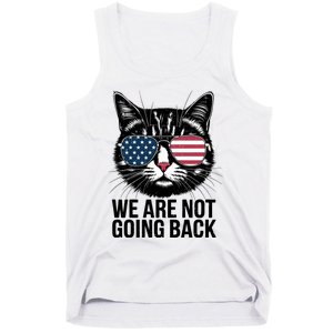 We Are Not Going Back Election Day Themed Artwork Tank Top