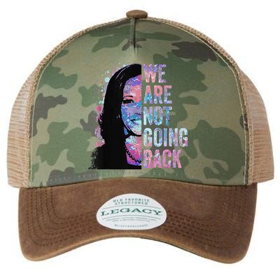We Are Not Going Back Vintage 2024 Legacy Tie Dye Trucker Hat