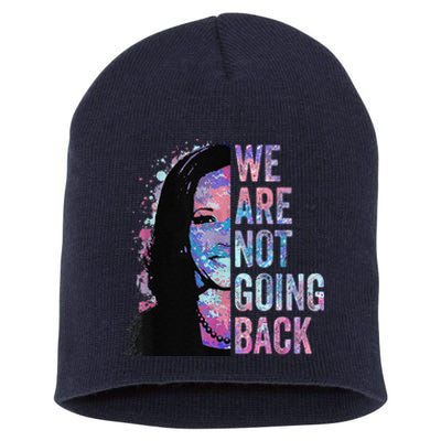 We Are Not Going Back Vintage 2024 Short Acrylic Beanie