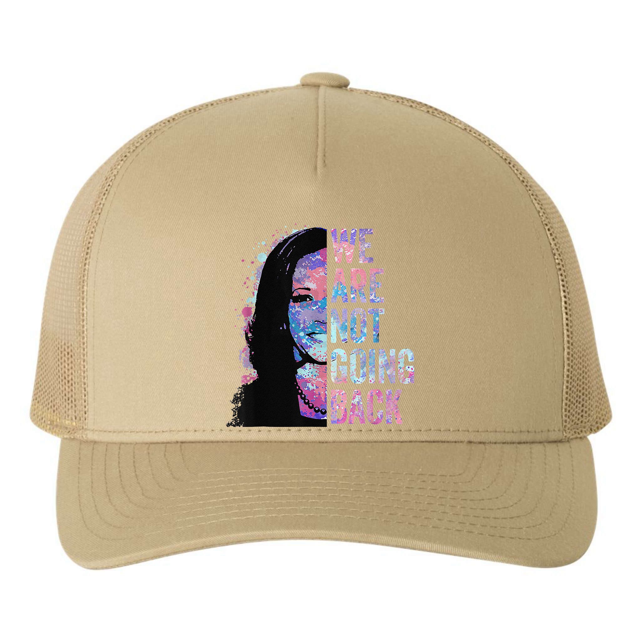 We Are Not Going Back Vintage 2024 Yupoong Adult 5-Panel Trucker Hat