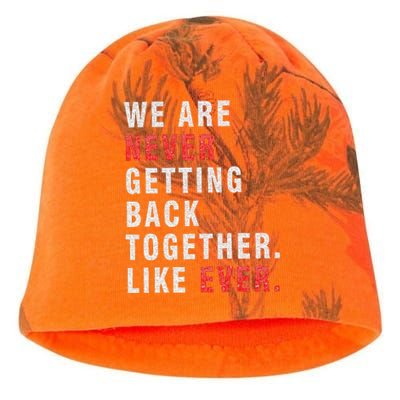 We Are Never Getting Back Together Kati - Camo Knit Beanie