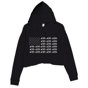 We Are Not Garbage Votetrump 2024 Trump Supporter Garbage Crop Fleece Hoodie