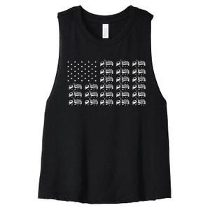 We Are Not Garbage Votetrump 2024 Trump Supporter Garbage Women's Racerback Cropped Tank