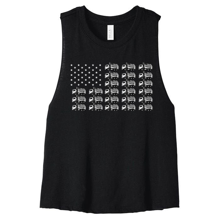 We Are Not Garbage Votetrump 2024 Trump Supporter Garbage Women's Racerback Cropped Tank