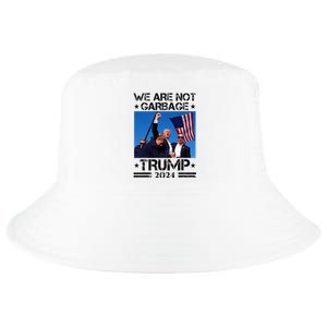 We Are Not Garbage Vote Trump Garbage For Trump 2024 Cool Comfort Performance Bucket Hat