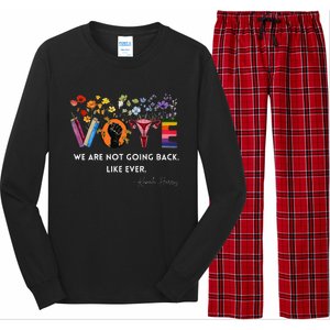 We Are Not Going Back Like Ever Feminist Human Rights Long Sleeve Pajama Set