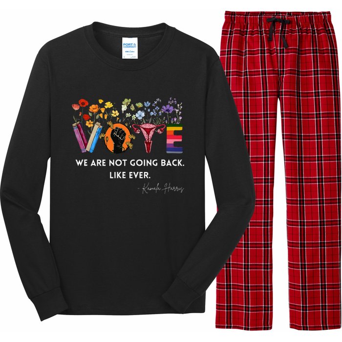 We Are Not Going Back Like Ever Feminist Human Rights Long Sleeve Pajama Set