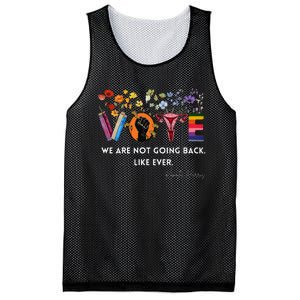 We Are Not Going Back Like Ever Feminist Human Rights Mesh Reversible Basketball Jersey Tank