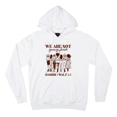 We Are Not Going Back Vote Harris Democratic Election 2024 Hoodie