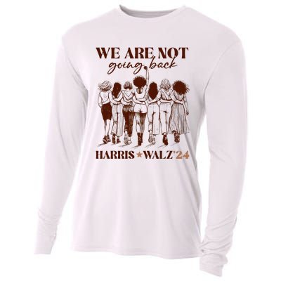 We Are Not Going Back Vote Harris Democratic Election 2024 Cooling Performance Long Sleeve Crew