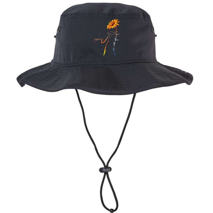 We Are Not Going Back Cute Cat Sunflower Kamala Legacy Cool Fit Booney Bucket Hat