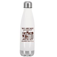 We Are Not Going Back Vote Harris Democratic Election 2024 Stainless Steel Insulated Water Bottle