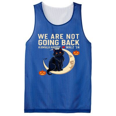 We Are Not Going Back Kamala Harris Waltz 24 Mesh Reversible Basketball Jersey Tank