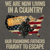 We Are Now Living In A Country Our Founding Fathers Fought Cotton Canvas Backpack