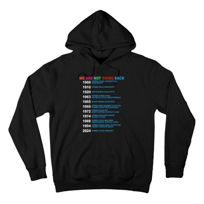 We Are Not Going Back Voting Rights Vote Reproductive Hoodie