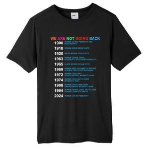 We Are Not Going Back Voting Rights Vote Reproductive Tall Fusion ChromaSoft Performance T-Shirt