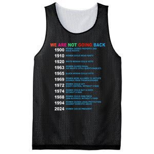 We Are Not Going Back Voting Rights Vote Reproductive Mesh Reversible Basketball Jersey Tank