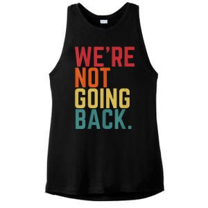 We Are Not Going Back Ladies PosiCharge Tri-Blend Wicking Tank