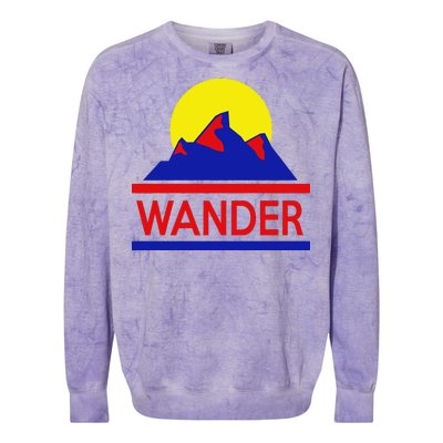 Wander The World Colorblast Crewneck Sweatshirt