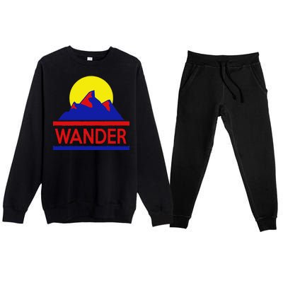 Wander The World Premium Crewneck Sweatsuit Set