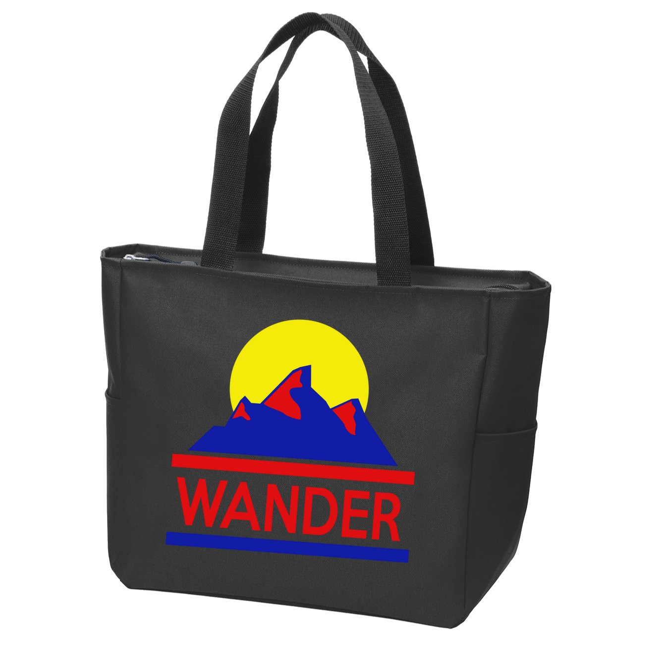 Wander The World Zip Tote Bag