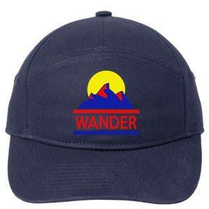 Wander The World 7-Panel Snapback Hat