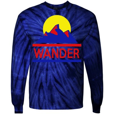 Wander The World Tie-Dye Long Sleeve Shirt