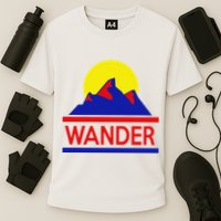 Wander The World Cooling Performance Crew T-Shirt