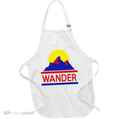 Wander The World Full-Length Apron With Pockets