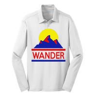 Wander The World Silk Touch Performance Long Sleeve Polo